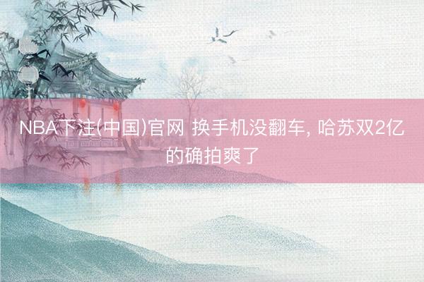 NBA下注(中国)官网 换手机没翻车， 哈苏双2亿的确拍爽了