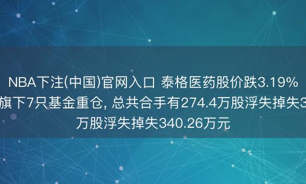 NBA下注(中国)官网入口 泰格医药股价跌3.19%， 星河基金旗下7只基金重仓， 总共合手有274.4万股浮失掉失340.26万元