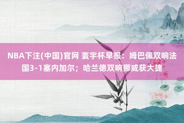 NBA下注(中国)官网 寰宇杯早报：姆巴佩双响法国3-1塞内加尔；哈兰德双响挪威获大捷
