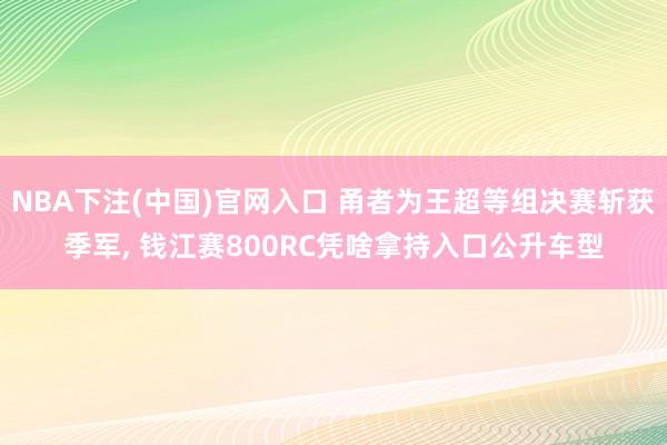 NBA下注(中国)官网入口 甬者为王超等组决赛斩获季军， 钱江赛800RC凭啥拿持入口公升车型